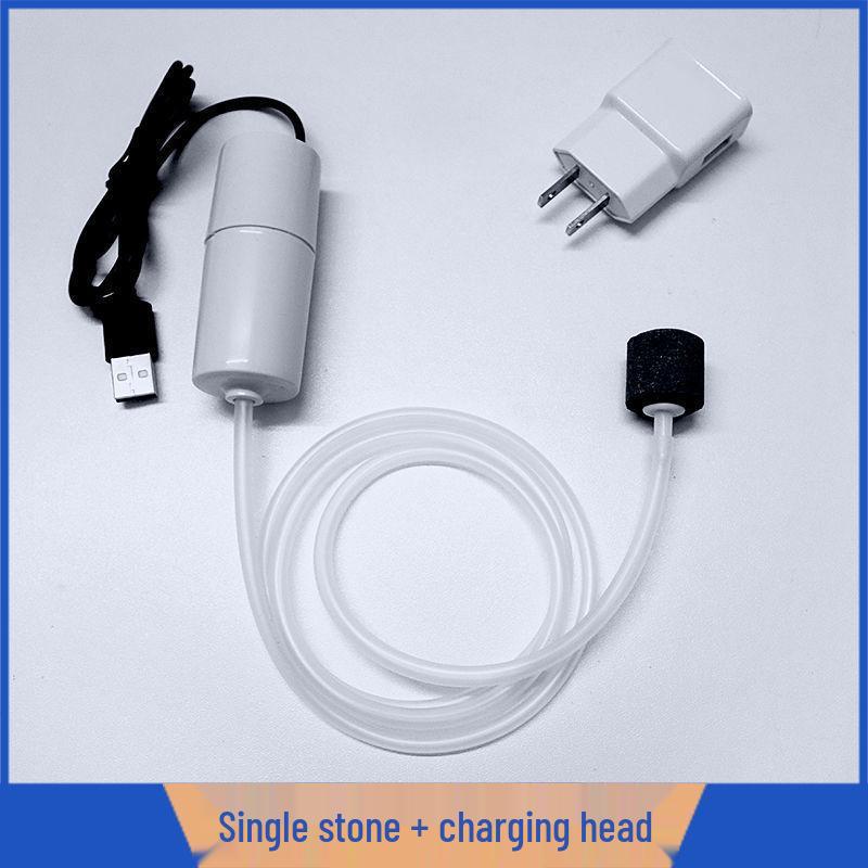 USB Portable Aquarium Fish Tank Aerator Oxygen Pump for Home and Fishing - Free Shipping