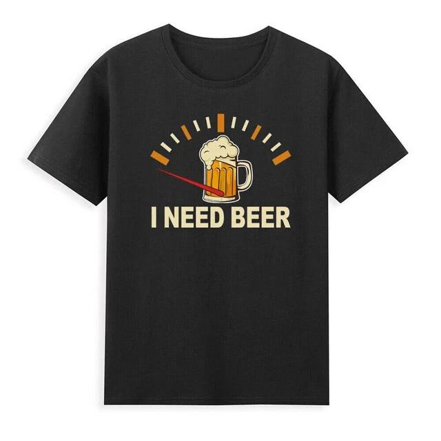 Men s and Women s T-shirts I Need Beer Shirt Beer Drinking Lovers Oktoberfest Gift Men s T-Shirt L