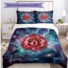 Set Lenzuola Stampato Manchester United 3 Pezzi Morbido Delicato sulla Pelle Lavabile Copripiumino e Federe Set Tutte le Stagioni Camera da Letto