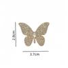 1Pcs Classic Lady Dress Suit High-End Pins Jewelry Fashion Women Girls Elegant Crystal Butterfly Brooches Badges