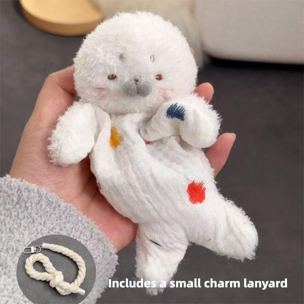 Soothe Cute Seal Hanging Rope Dolls Funny Sensory Hanging Rope Plush Toy Bean Bag Stress Relief Dolls Gift