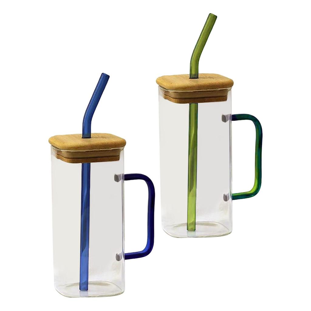 Drinking Clear Glasses Birthday Gifts for Iced Cold Beverages Green