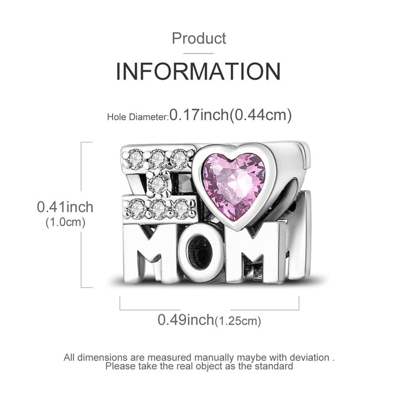 Шармы-бусины медные Шармы-бусины подвески Слова Любовь Мама Музыка Питомец Подвески Совместимы с оригинальными браслетами ожерельями Шармы-бусины украшения Подарок