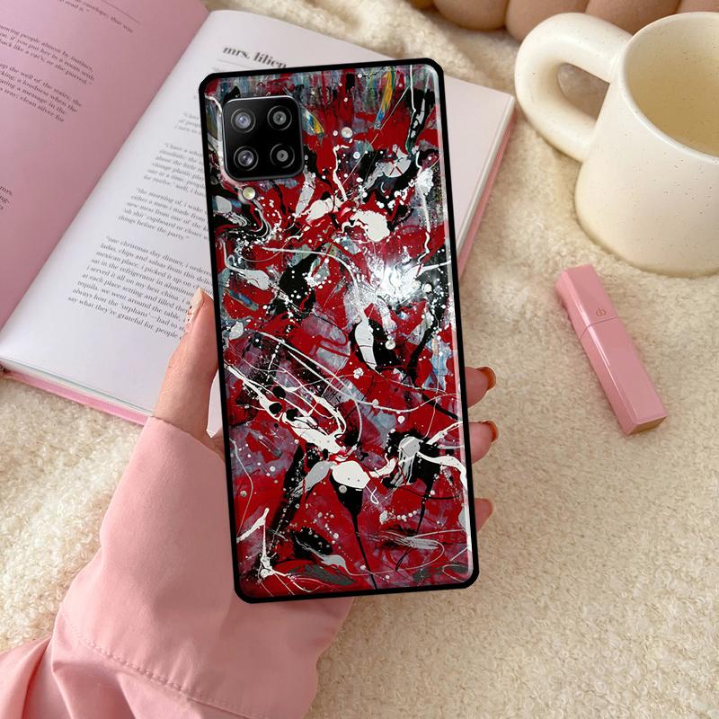 

Джексон Поллок Бесплатная форма картина чехол для Samsung Galaxy A51 A71 A50 A70 A33 A53 A73 A12 A22 A32 A52 A72 A21S A52S крышка Samsung A73 5G