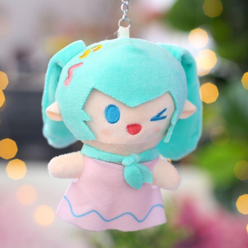Cute Cute Hatsune Miku Mart Doll Pendant Plush Toy Cartoon Doll Bag Hanging Keychain