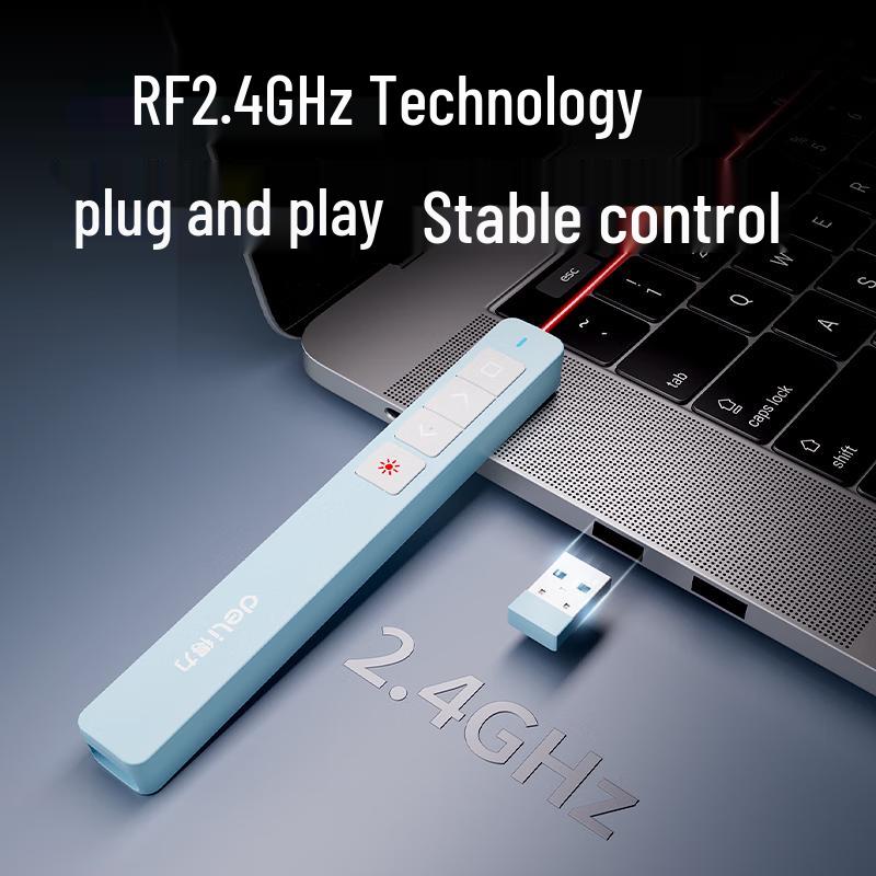 Deli Multi-functional Wireless PPT Laser Presenter Pen