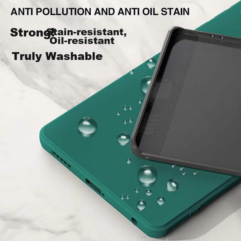 Phone Case for Xiaomi Redmi Note12Pro+, Protective Cover for Redmi Note12Pro+, Shockproof Silicone Upgraded Lens Case, Matte Finish - Midnight Black