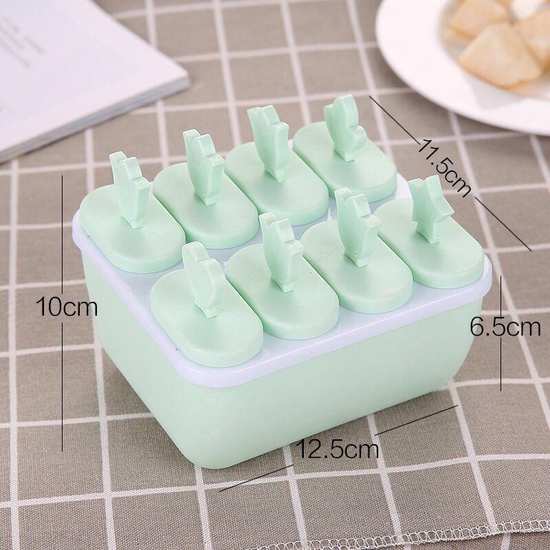Popsicle Mould Tray 8 Cell Ice Cream Maker Multi Cell Reusable DIY Freezer Kitchen Tool For Kids Summer Party Treats