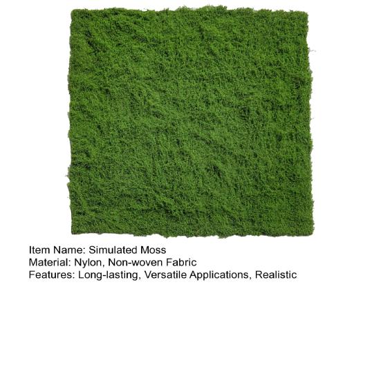 Artificial Moss Pad Realistic Faux Moss Planter Decor Green Fake Moss Turf for DIY Projects Craft Table Centerpieces Fairy Garden Decorations