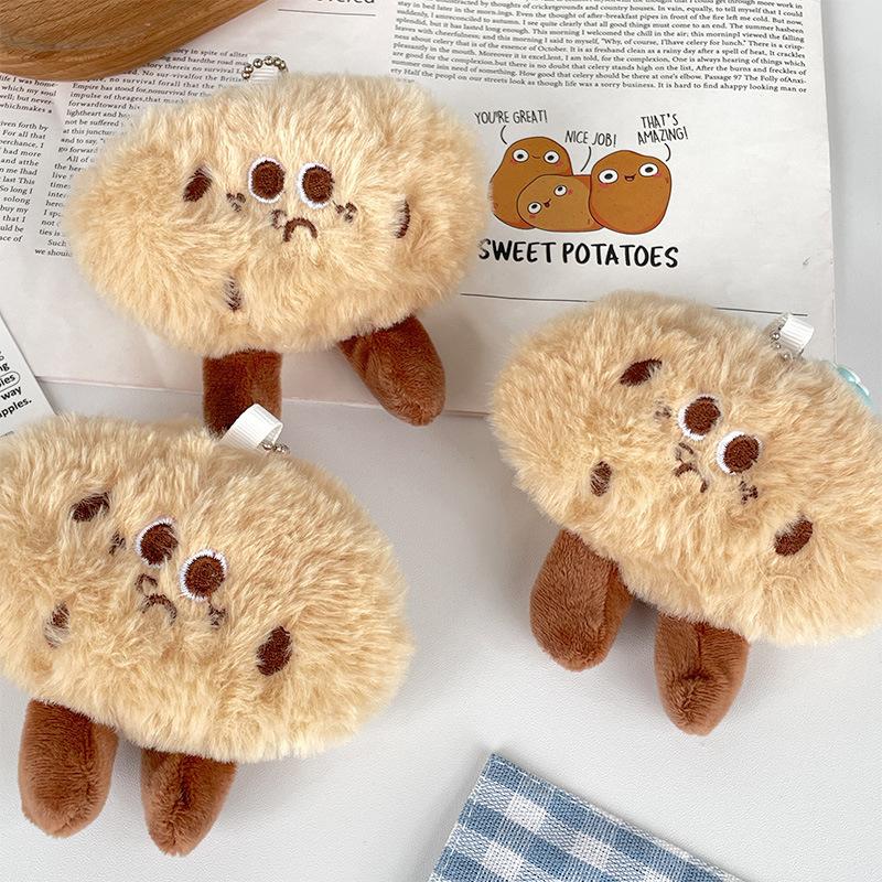 Coquettish Short Legs Plush Doll Cute Cookie Doll Men and Women Bags Students Keychain Pendant