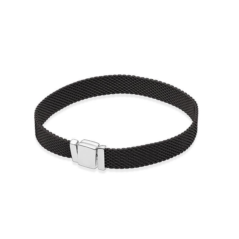 Neues 925er Silberfarbenes Seil-Kastenketten-Armband geeignet für Damen Sommer Charm-Anhänger DIY Modeschmuck