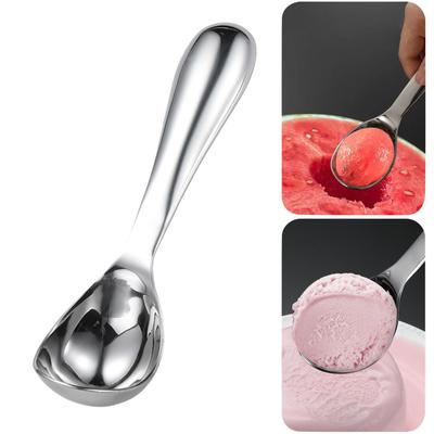 Efficient Steel Spoon Ice Cream Spoon Portable Household Ice Cream Baller Practical Falafel Scoop for Parties and Dining
