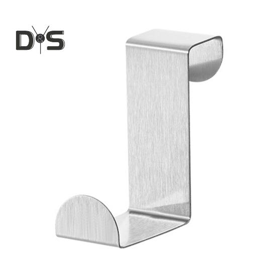 4Pcs Door Back Hooks Rustproof Anti-deform Strong Load-Bearing Coat Towel Organizer Cabinet Hanger Hooks