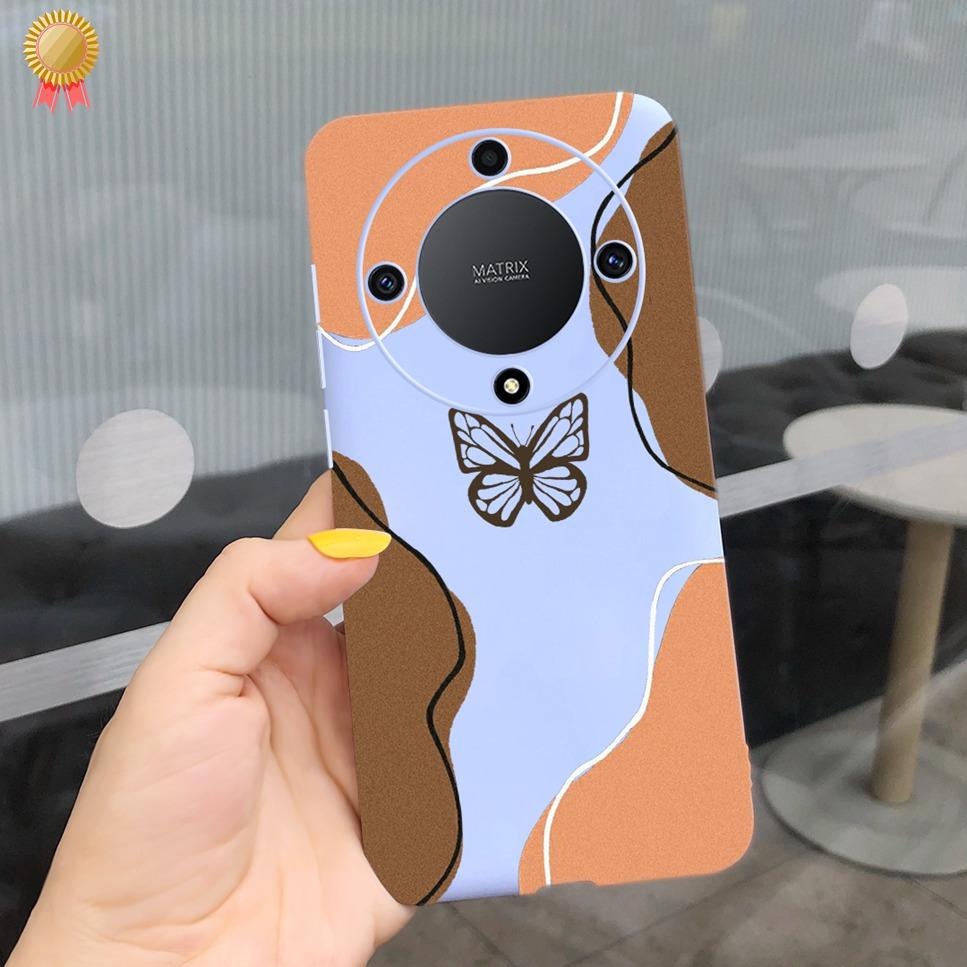 Luxury Case For Honor X9a Soft TPU Capa COOL New Cute Animal Painted Back Coque For Honor X9a X8A X7A 9XA 8XA 7XA  Bumper Bags