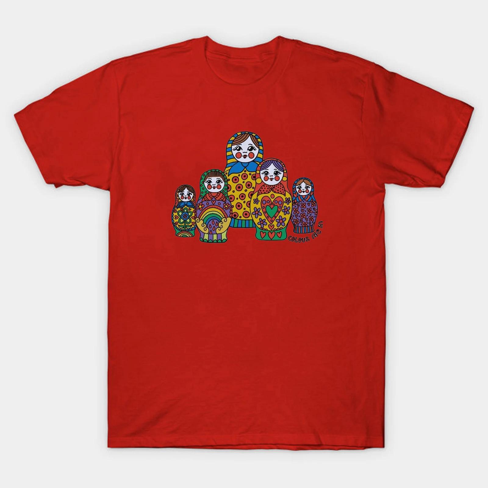 

Funny Russian Doll Mens TShirt Summer Cotton Short Sleeve ONeck Unisex T Shirt New S3XL S