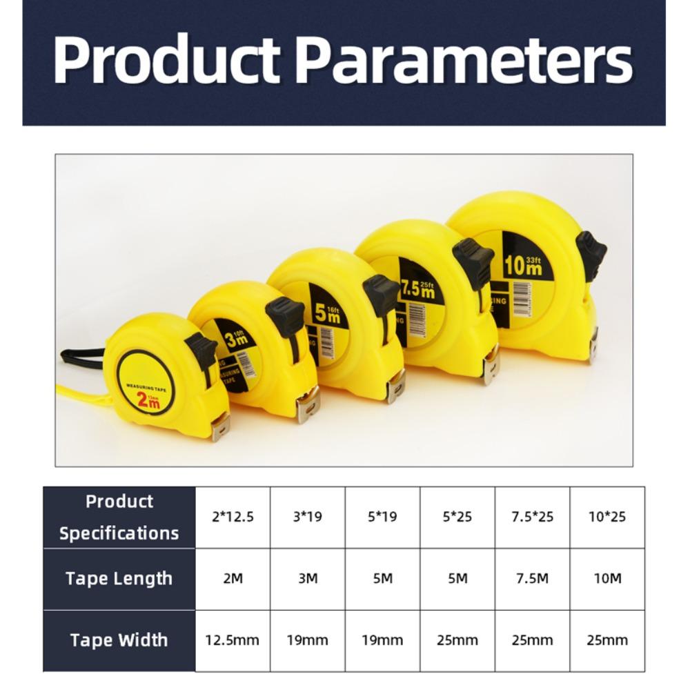 Retractable Metal Metric Distance Length Tape Measure Measurements Tape Meter Ruler Measuring Tape