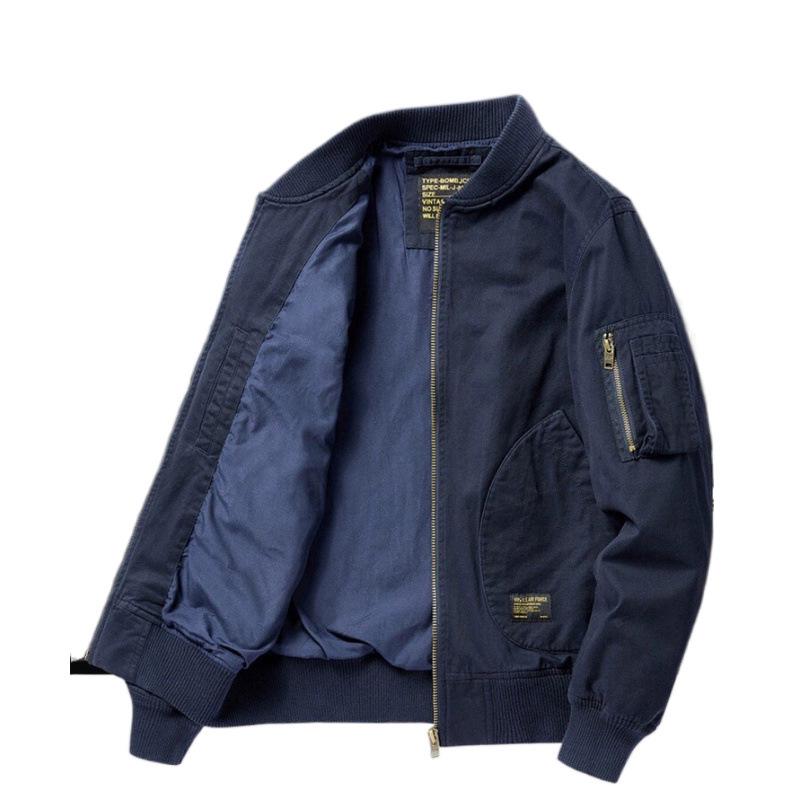 Tide Retro Solid Color Bomber Jacket: Unisex Japanese Street Style, Casual Loose Fit, Versatile Baseball Uniform for Autumn/Winter