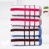 Thickened Soft Gold Plaid Cotton Face Towel - Absorbent & Fresh for Bathing