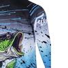 Maglia con Cappuccio da Pesca Protezione UV Maglietta Solare per Attività Estive