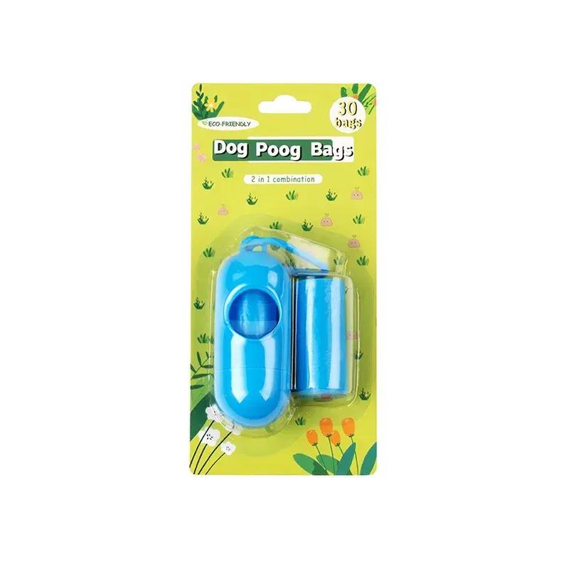 

2024 Портативный диспенсер для пакетов для собачьих отходов, чехол-контейнер для мешков для мусора, держатель для пакетов для отходов домашних животных для кошек, щенков, принадлежности для хранения мусора на открытом воздухе blue