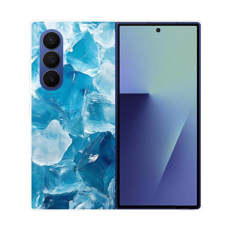 For Samsung Galaxy Z Fold 7 Case Marble Hard PC Back Cover For Samsung Galaxy Z Fold7 ZFOLD7 Full Protective Phone Shell