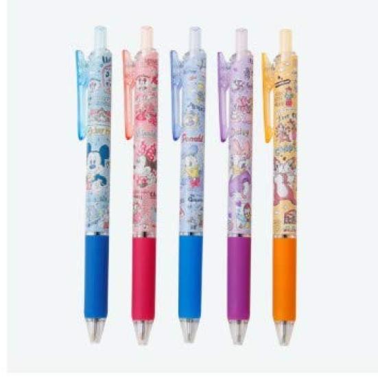 Disney Set Featuring Watercolor Illustrations of Mickey Tokyo Disney Resort Exclusive 5-piece & Friends,