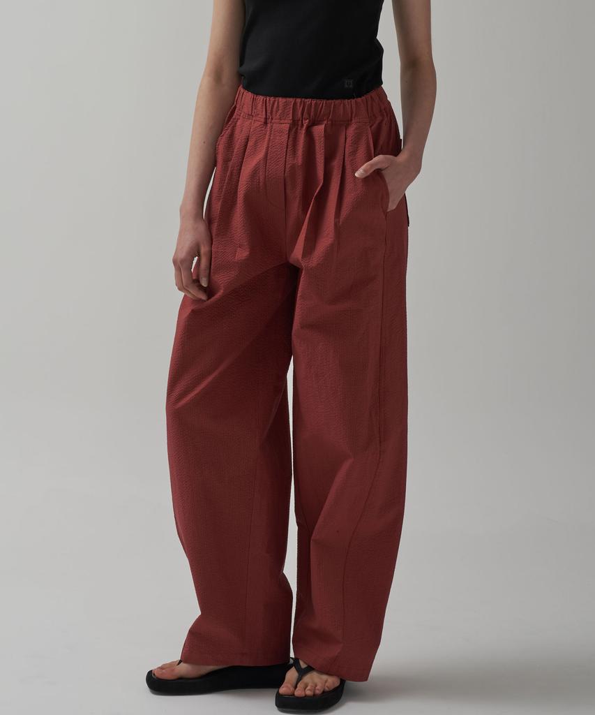 MOTT Cotton Stitch Band Pants-Wine
