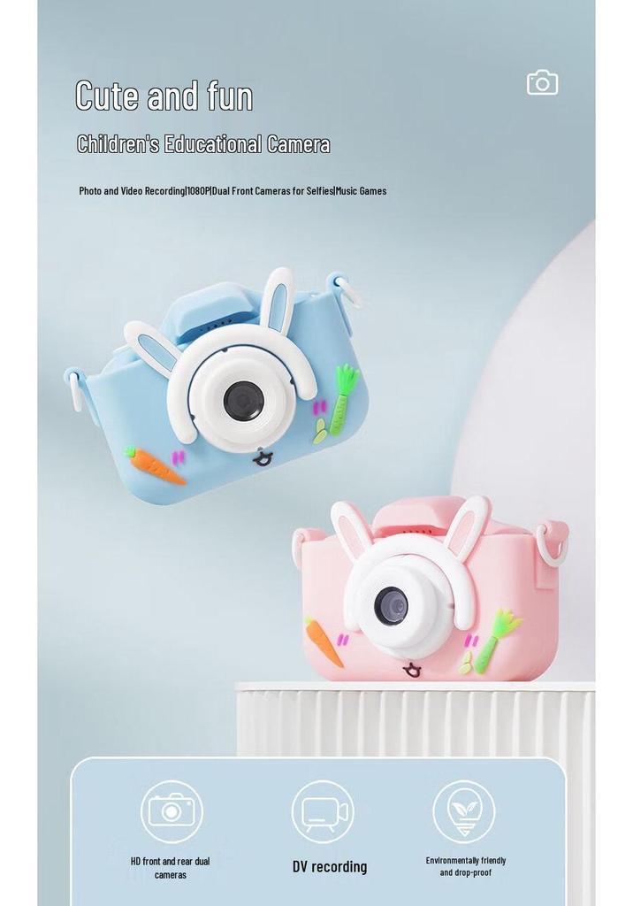 HD Dual Camera Educational Toy for Kids - Perfect Birthday Gift