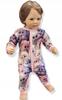 Rompers 110 Zippered Romper Footless Pajama Rompers with Cats