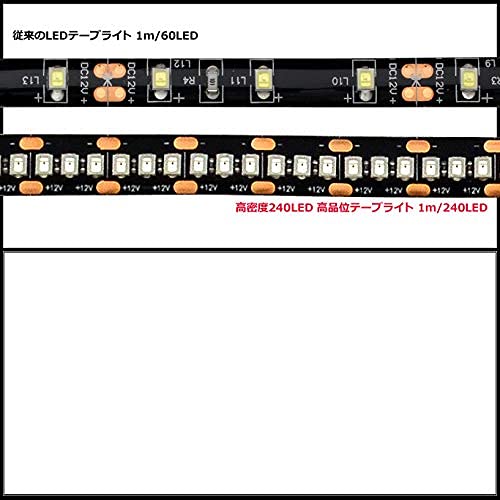 Kaito Denshi LED Strip Light Car 12V High Density 240LED/m