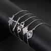 Luxury Women Chain Bracelet Not Allergic Adjustable Link Braclet Evil Eyes Butterfly Cross Cuckold Braslet Gifts For Her Pulsera