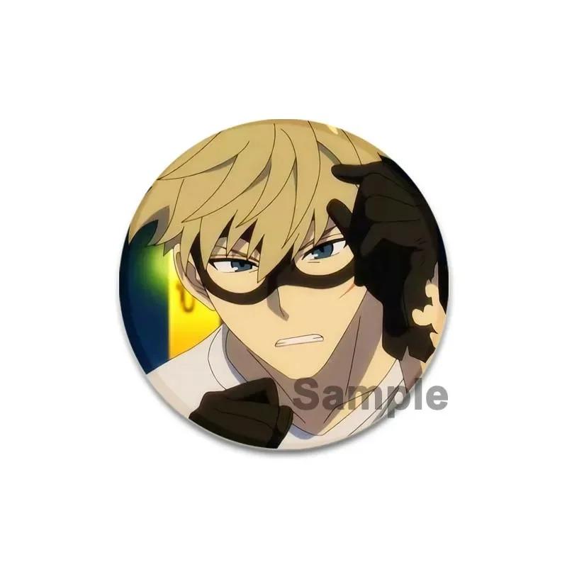 

32/44/58 мм SPY×FAMILY Брошь круглая эмалевая булавка для рюкзаков декоративный значок из мультфильма модные украшения аксессуары для фанатов подарок Loid Forger 32mm