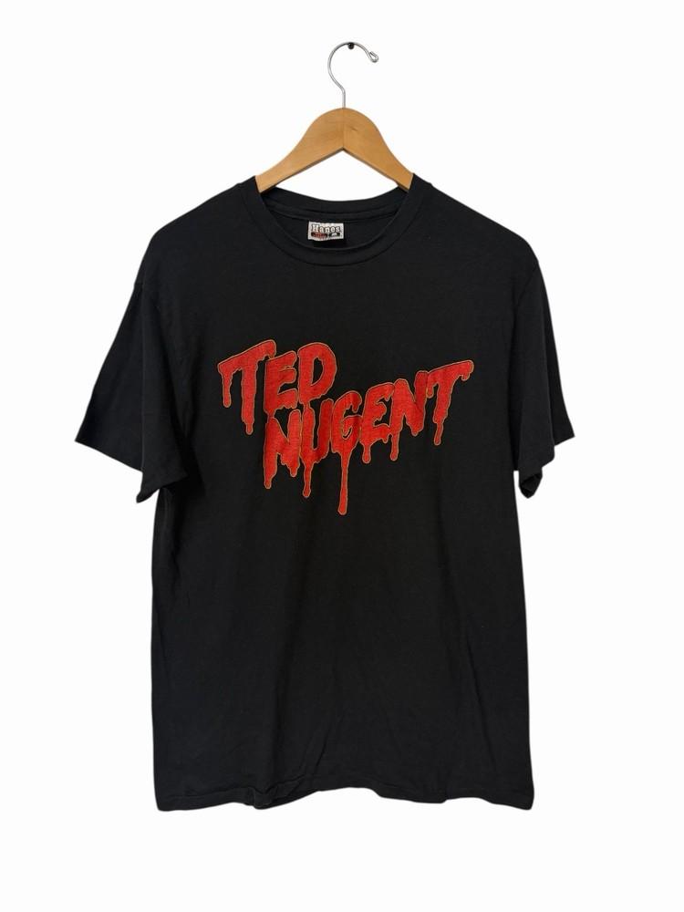 

Vintage 80s Ted Nugent Killer Elite Single Stitch Shirt Size Large 1981 Unisex T-Shirt S