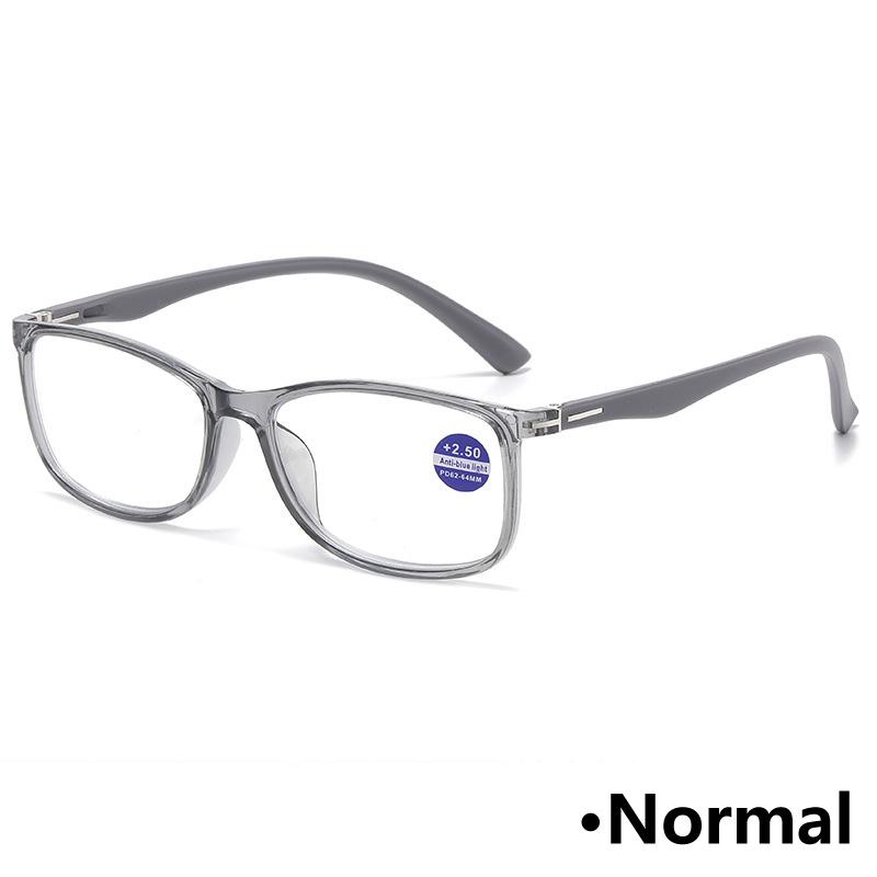 Small Square Multifocal Reading Glasses Photosensitive Clear Lenses Presbyopia GlassesBlue Light Blocking Eye Protectio Eyewear