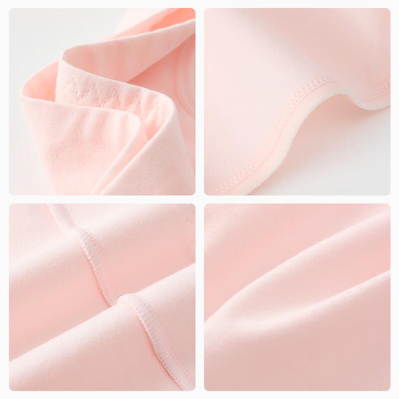 Teen Girls' 7A Antibacterial Cotton Seamless Mid-Waist Briefs