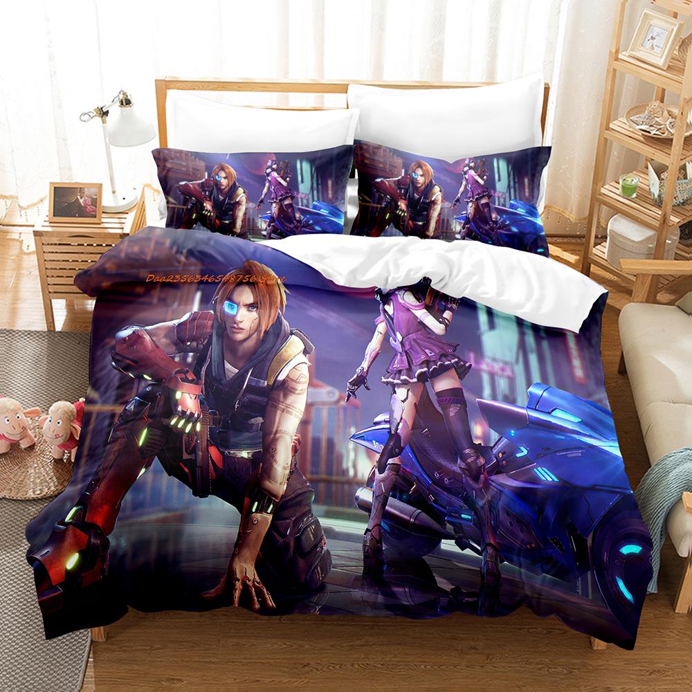 Comforter Warrior Game Garena Free Fire Bedding Set Single Twin Full Queen King Size Bed Set Aldult Kid Bedroom Duvet Sets Bed Sheet