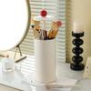 Hot Makeup Brush Storage Container with Dust-proof Belt Cover, Automatic Lifting Brush Bucket, Desktop Beauty Brush Storage Box