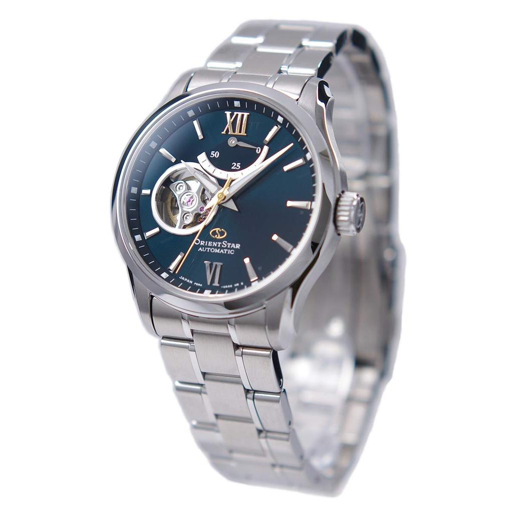 Orient Men's Automatic Watch, Semi-Skeleton, Dark Green Orient Star RE-AT0002E00B [Parallel Import]