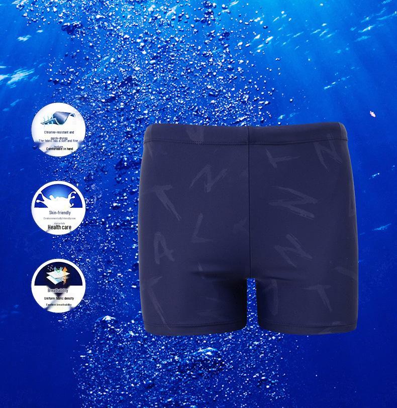 Banff Water-Repellent Square-Leg Men's Swim Trunks