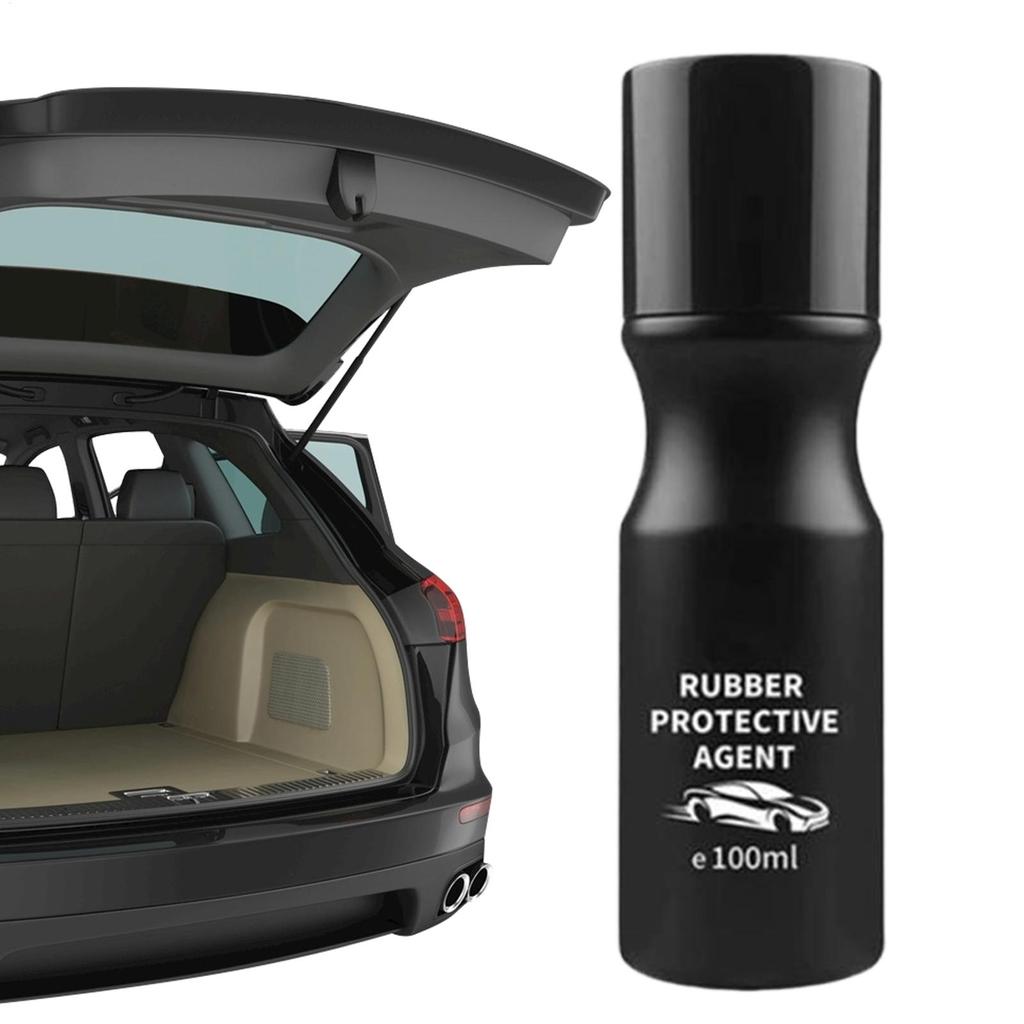 100ml Car Rubber Seal Conditioner Noise Elimination Window Rail Lubricant Car Seal Trim Conditioner For Interior Doors Hoods