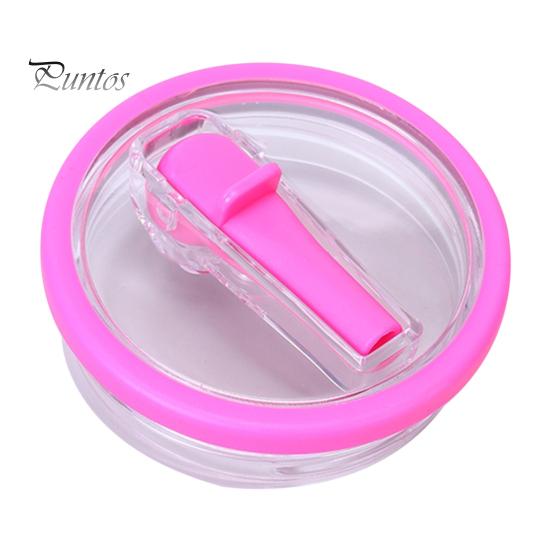 2Pcs 40 Oz Tumbler Flip Straw Lid Replacement Leak-Proof Spill Resistant Lids BPA-Free Reusable Cover for Cup