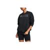 Under Armour Rival American Vintage Loose Fit Crew Neck Comfortable Pullover Long Sleeve Sweatshirt Women Sweatshirt Black 1386513-001