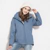 Men Women 3-in-1 Detachable Fleece Jacket Outdoor Hiking Camping Ski Windproof Warm Breathable Coat
