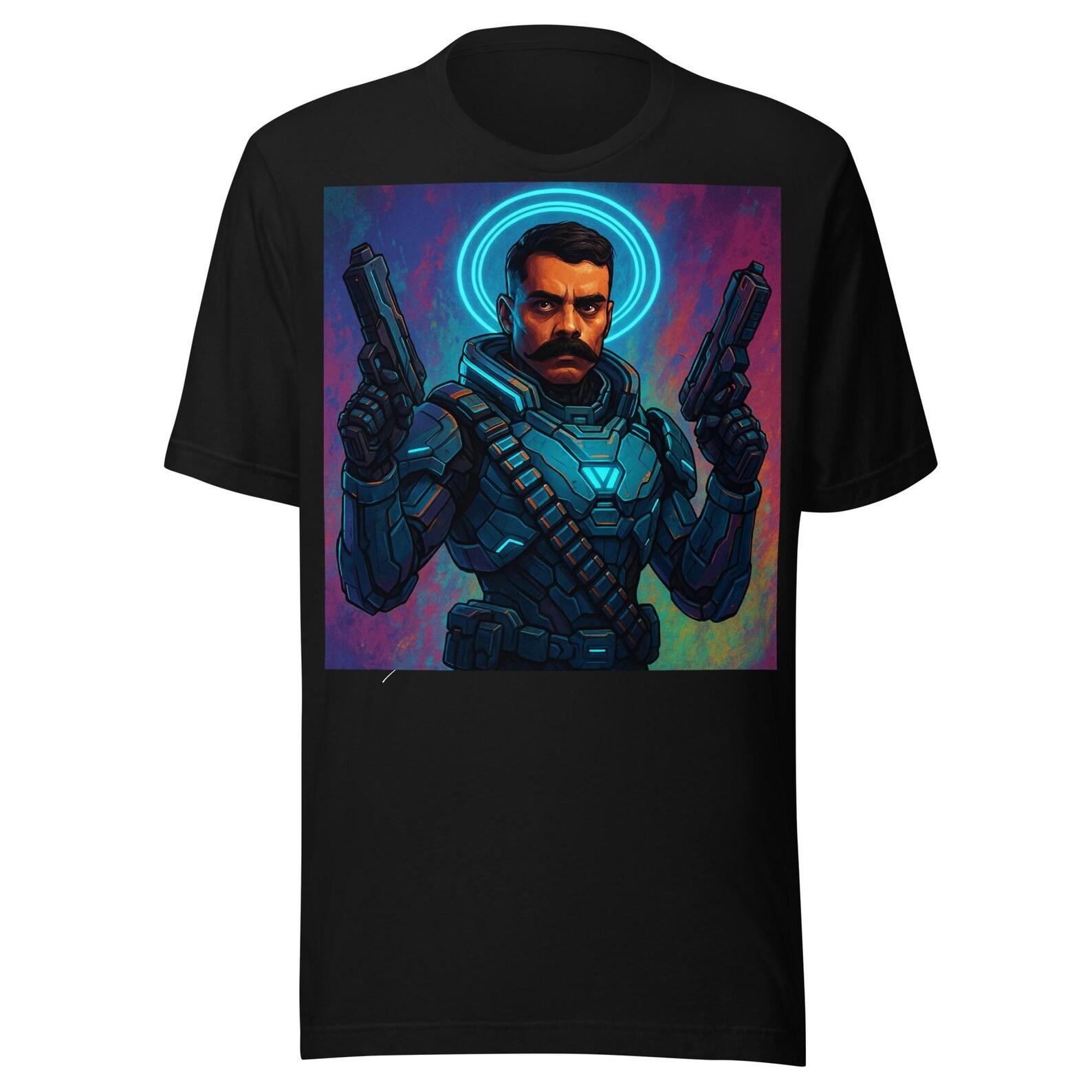 Emiliano Zapata Futuristico Unisex t-shirt 4XL