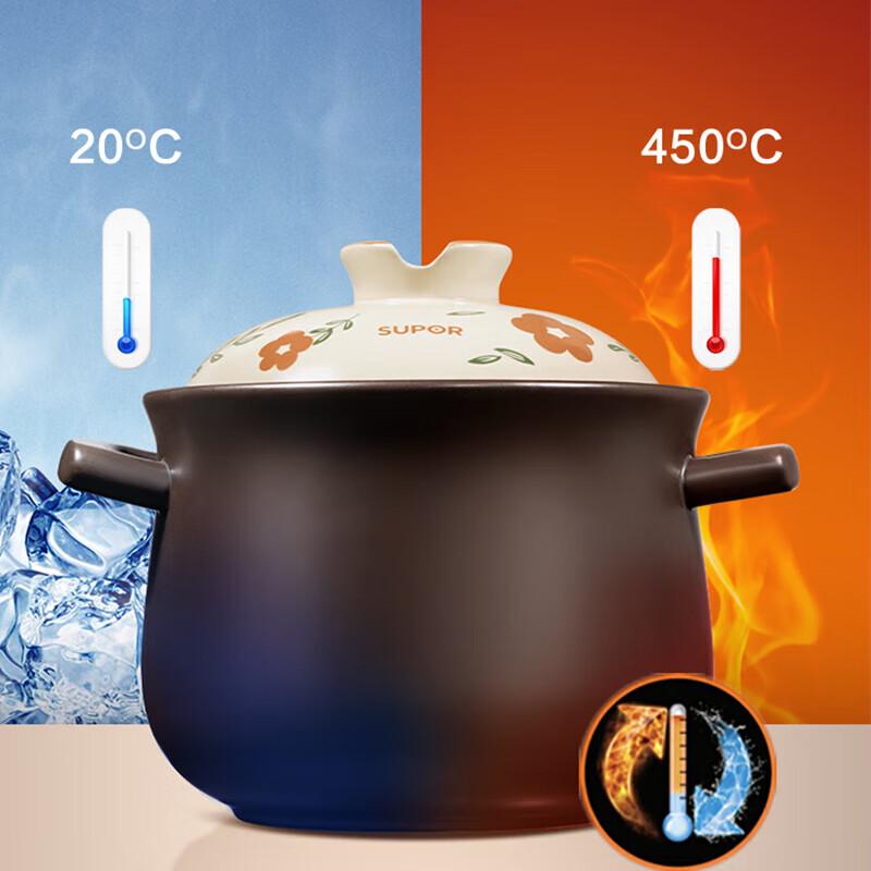 Supor 6L Ceramic Claypot Stew Pot