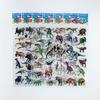 12 Sheetsset Dinosaur Series Cartoon Stickers For Child Notebook Skateboard Diy Waterproof Cute Sticker Toy Boys Gift