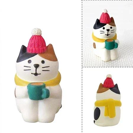 1pc Scene Decoration Christmas Series Bookshelf Decorationt Collectible Home Decoration Garden Resin Craft Toy Bonsai Ornaments
