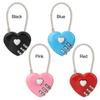 Password Lock TSA Customs Code Lock Combination Padlock Heart Shape Padlock Luggage Travel Lock