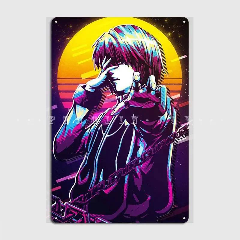 Kurapika Metal Sign Wall Pub Bar Cave Customize Plaques Tin Sign Poster