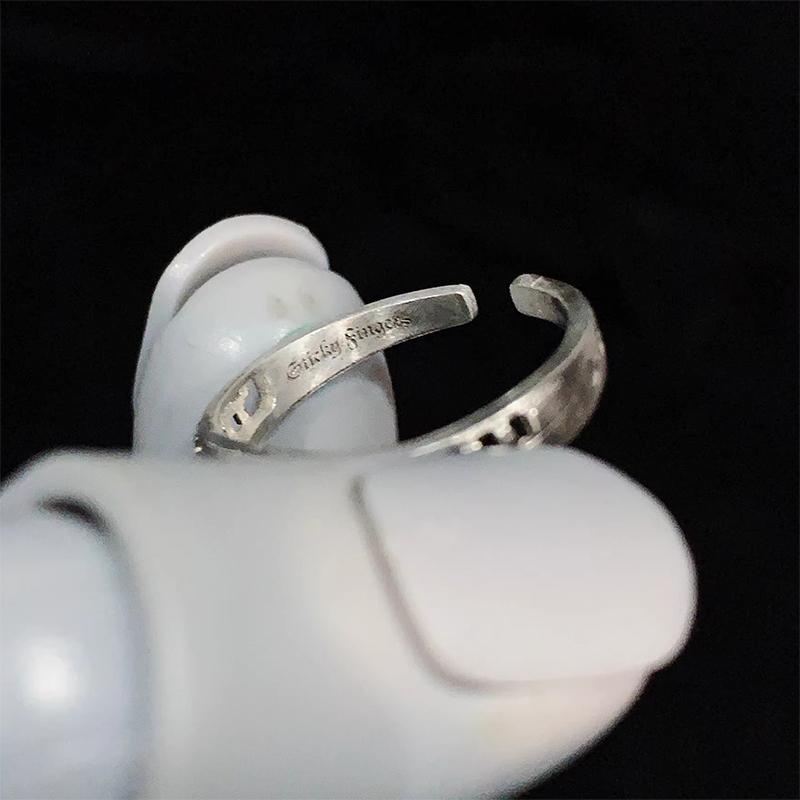 Anime Jojos Bizarre Adventure Stand-In Zipper Ring Open Ring For Women Men Lover Vintage Jewelry